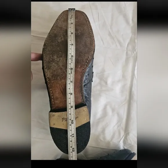Vintage Ostrich Shoes Made In Italy 13 Wide ?