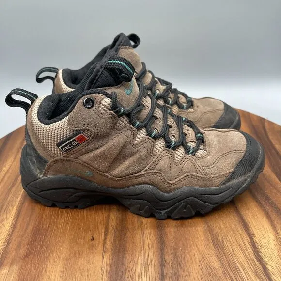 Vintage Y2K Nike ACG Womens Size 6.5 Hiking Trail Boots Brown Suede 908001