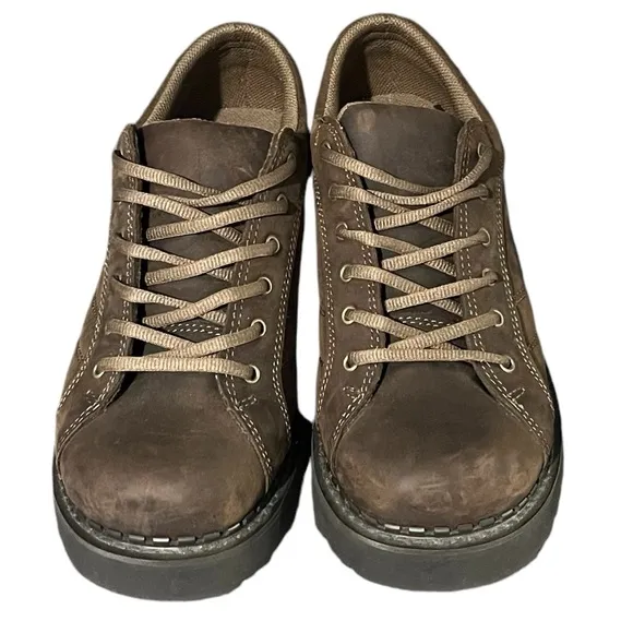 Vintaqe American Eagle Women's Oxford Shoes Y2K 90s Brown Size 10