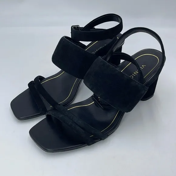 Vionic Yasmin Heeled Suede Sandals