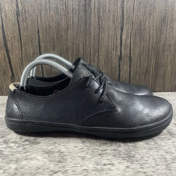 Vivobarefoot Ra III Women's EU 36 J Black Leather Outdoor Zero Drop Shoes