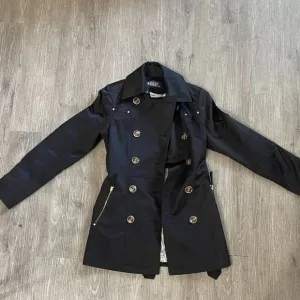 Wanko Mid Length Trench Coat Black Size