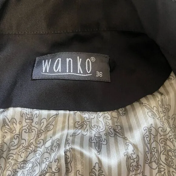 Wanko Mid Length Trench Coat Black Size