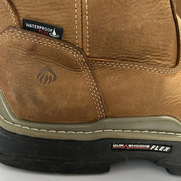 WOLVERINE MEN'S RAIDER DURASHOCKS WESTERN CARBONMAX WORK WELLINGTON BOOTS 13M