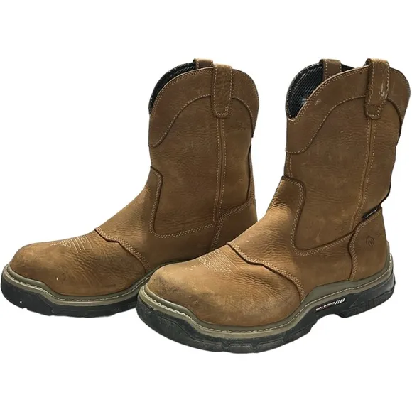 WOLVERINE MEN'S RAIDER DURASHOCKS WESTERN CARBONMAX WORK WELLINGTON BOOTS 13M
