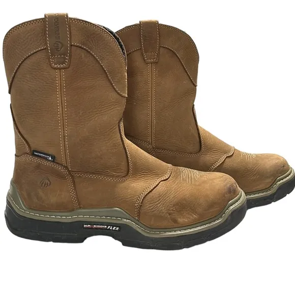 WOLVERINE MEN'S RAIDER DURASHOCKS WESTERN CARBONMAX WORK WELLINGTON BOOTS 13M