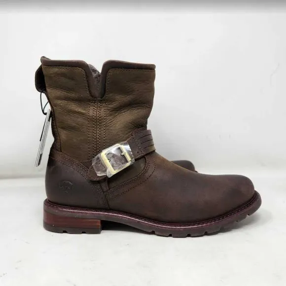 Women's 7 Ariat Savannah H20 suede western boots Chocolate Willow 10029548