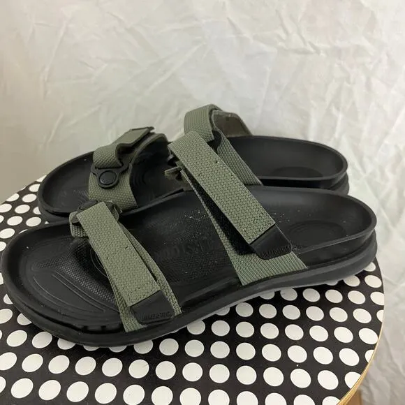 Womens Birkenstock Sandals Sahara Birko-Flor - Futura Khaki Size 39 8