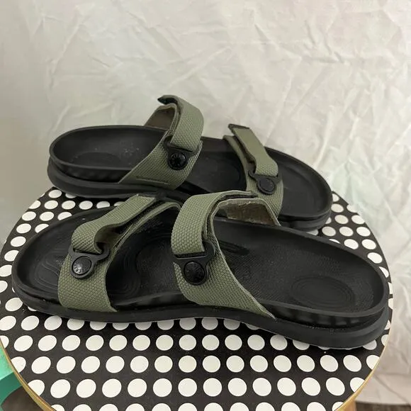 Womens Birkenstock Sandals Sahara Birko-Flor - Futura Khaki Size 39 8