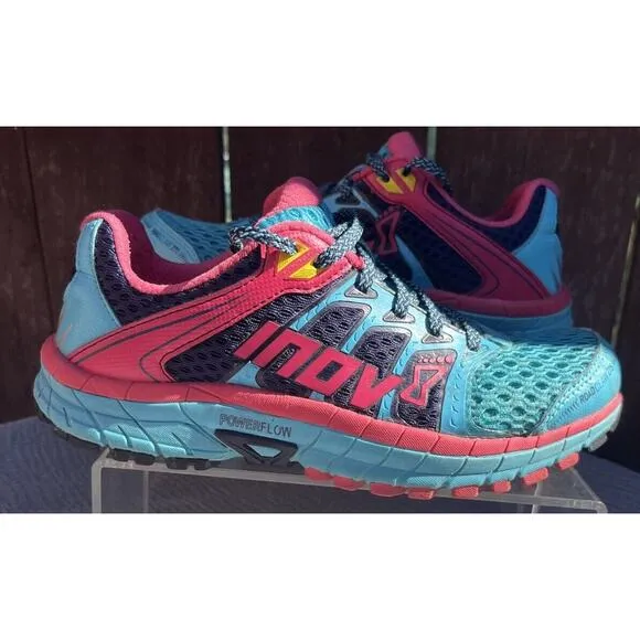 Women's Inov8 Teal Hiking RoadClaw275 Athletic Sneaker Size 7.5