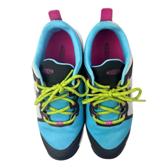 Women’s Keen Explore Vent Hiking Vapor/Blue Walking Shoes - Size 8