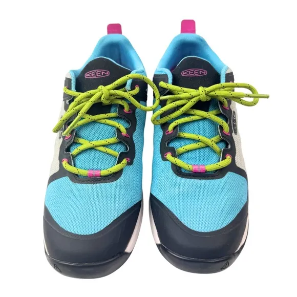 Women’s Keen Explore Vent Hiking Vapor/Blue Walking Shoes - Size 8