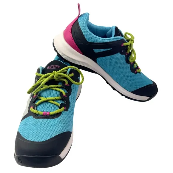 Women’s Keen Explore Vent Hiking Vapor/Blue Walking Shoes - Size 8