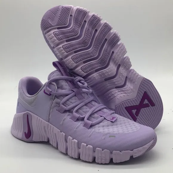 Women’s Nike Free Metcon 5 Purple DV3950-502 USED Sz 9