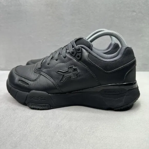Womens Size 7.5 (M) KURU Kinetic 2 Shoes Smokestack Black Anti-Slip Work Sneaker