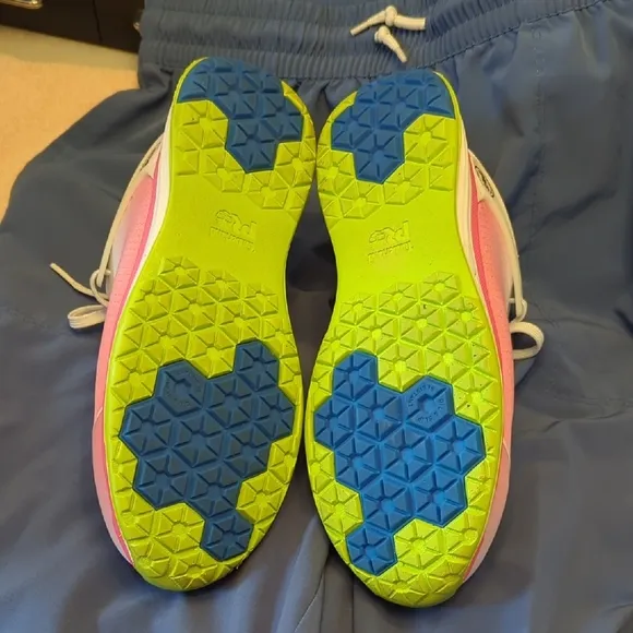 Womens Timberland PRO White Compopsite Toe Sneakers with Blue Accents Size 6