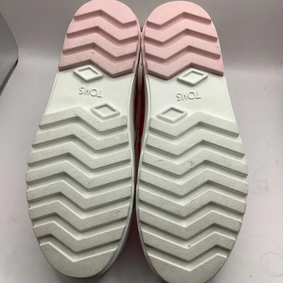 Women's TOMS Slip On Sneakers, Size 7.5, Pink Ombre