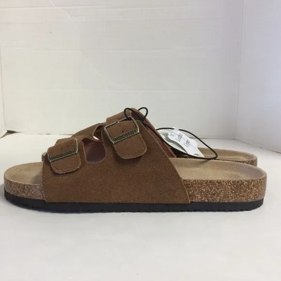 Woodstock Vintage Brand Leather Upper Sandal Brown