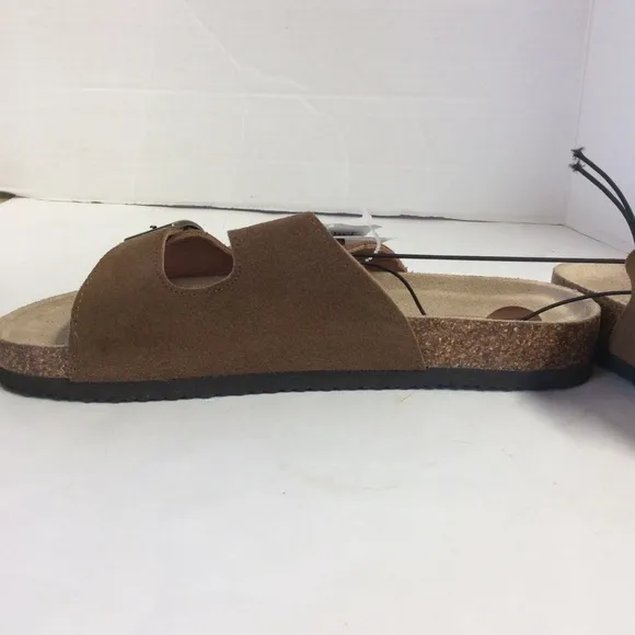 Woodstock Vintage Brand Leather Upper Sandal Brown
