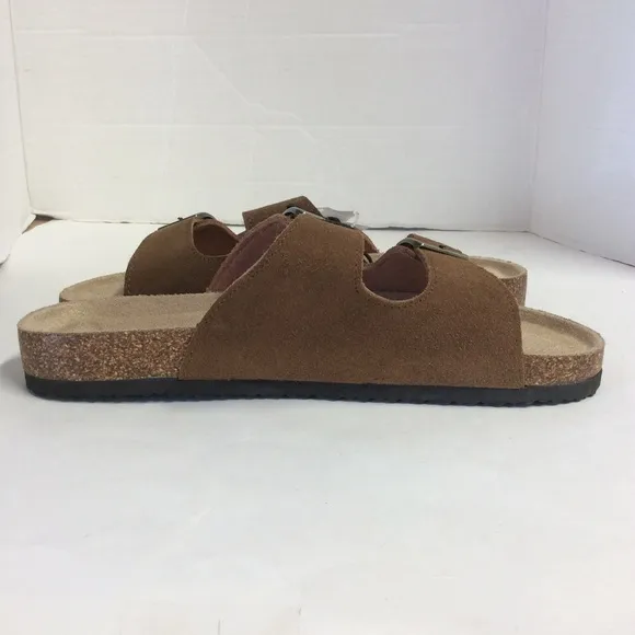 Woodstock Vintage Brand Leather Upper Sandal Brown
