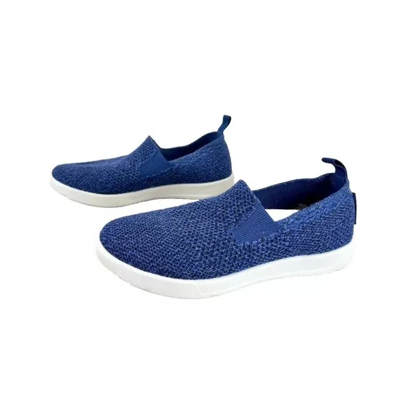 Woolloomooloo Shoes Suffolk US 6 EU 36 Merino Wool NO WEAR Comfort Navy Slip On