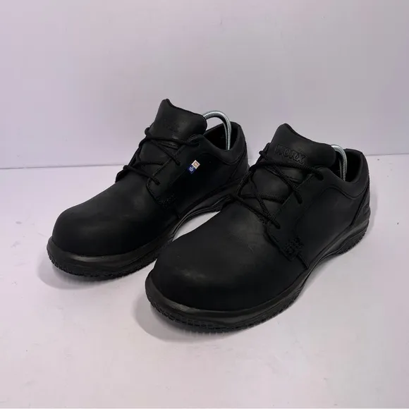 WORX by Red Wing Size 9.5WW ZINK OXFORD Black New Men's Composite Toe Work Shoes