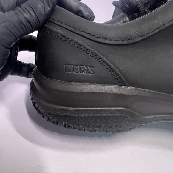 WORX by Red Wing Size 9.5WW ZINK OXFORD Black New Men's Composite Toe Work Shoes