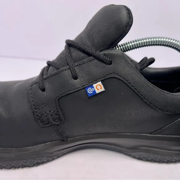 WORX by Red Wing Size 9.5WW ZINK OXFORD Black New Men's Composite Toe Work Shoes
