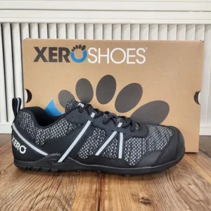 Xero TerraFlex II Mens Size 9 Black Trail Running Minimalist Lugged Hiking Shoes