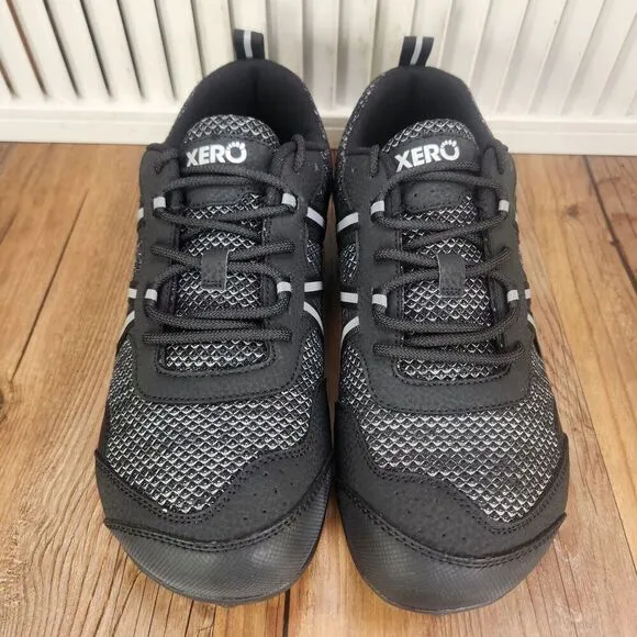 Xero TerraFlex II Mens Size 9 Black Trail Running Minimalist Lugged Hiking Shoes