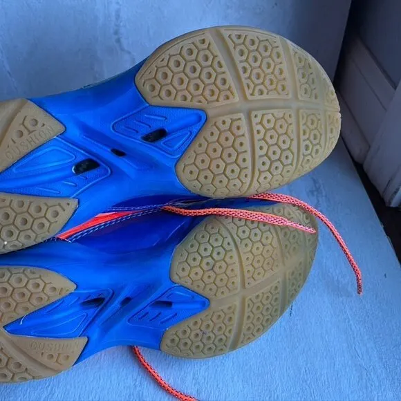 Young Neon Blue Orange Pickleball Volleyball Shoes Sneakers mens 6.5 Womens 8