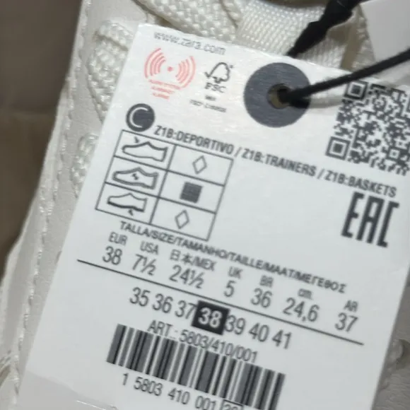 ZARA FLATFORM RUNNING SHOES Stylish White Platform Sneakers bloggers favorite