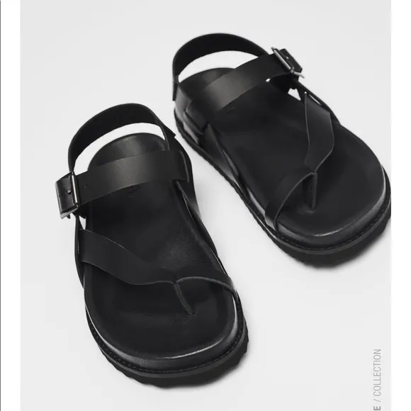 Zara limited edition leather sandals