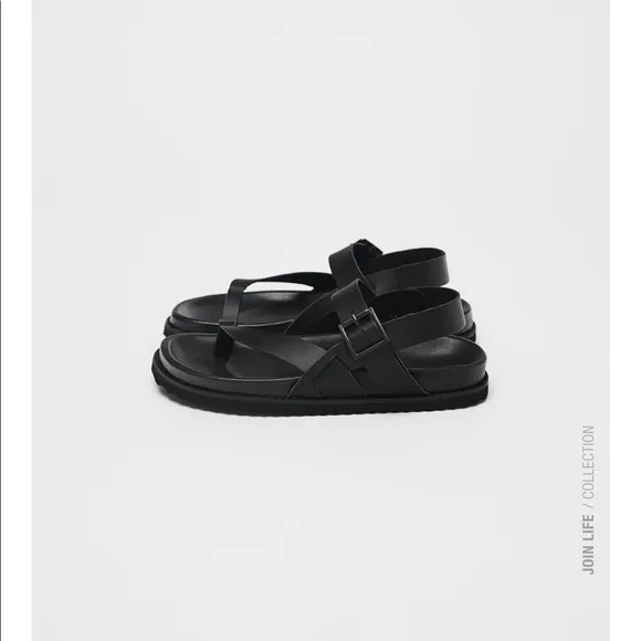 Zara limited edition leather sandals