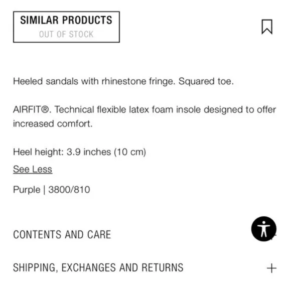 Zara NWT sparkly heeled sandals